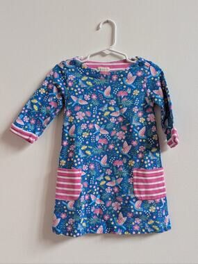 Jojo Maman Bebe Dress 2-3y Tunic Hummingbird